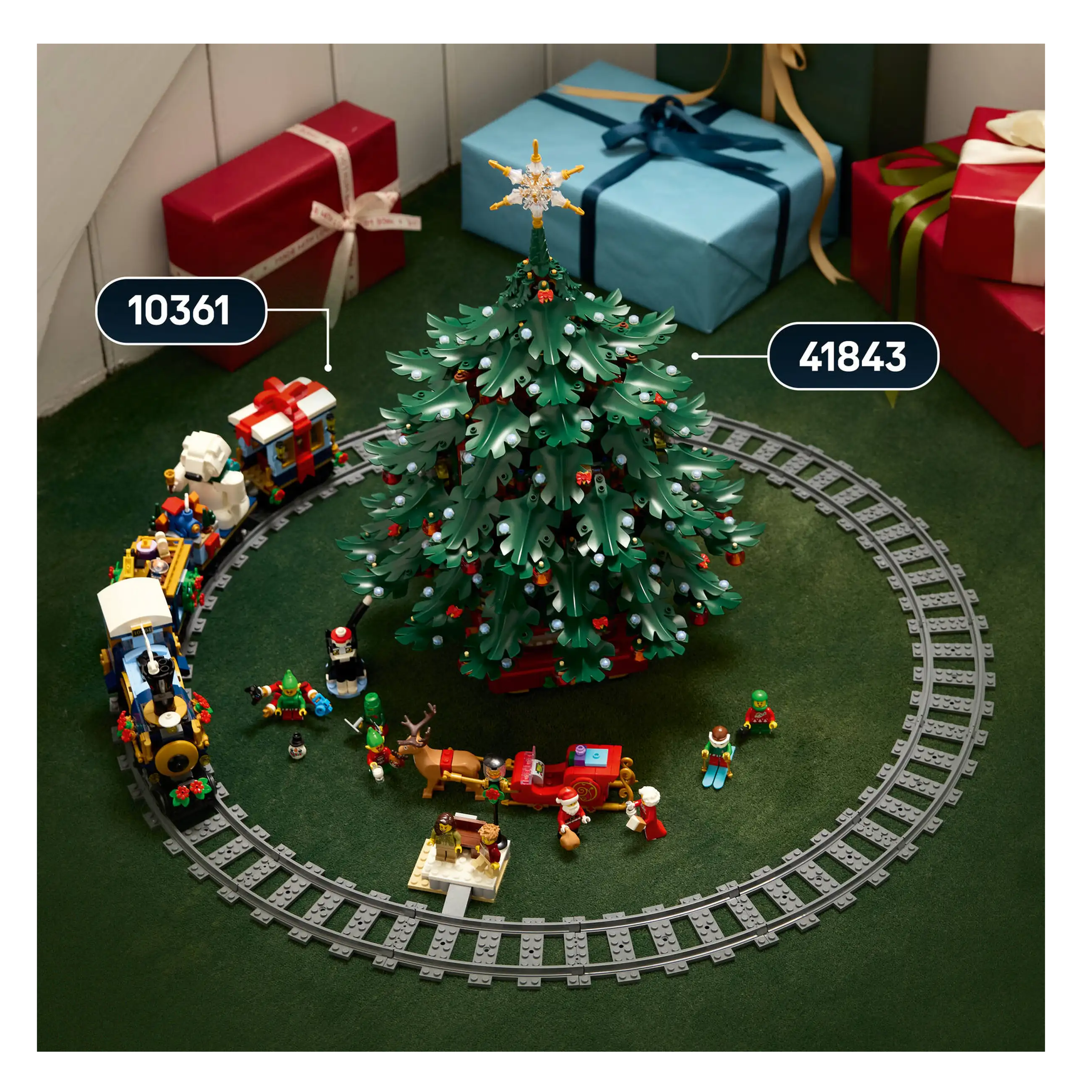 LEGO® 10361 Icons Holiday Express Train | Brickfreak.store