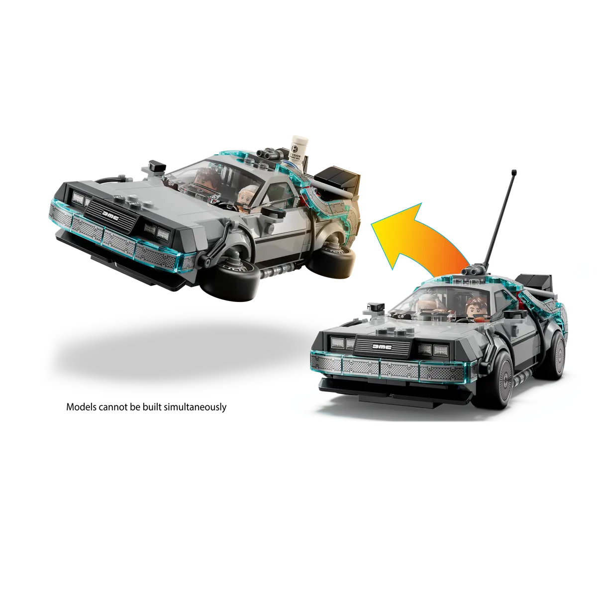 LEGO® 77256 Speed Champions Time Machine from Back to the Future