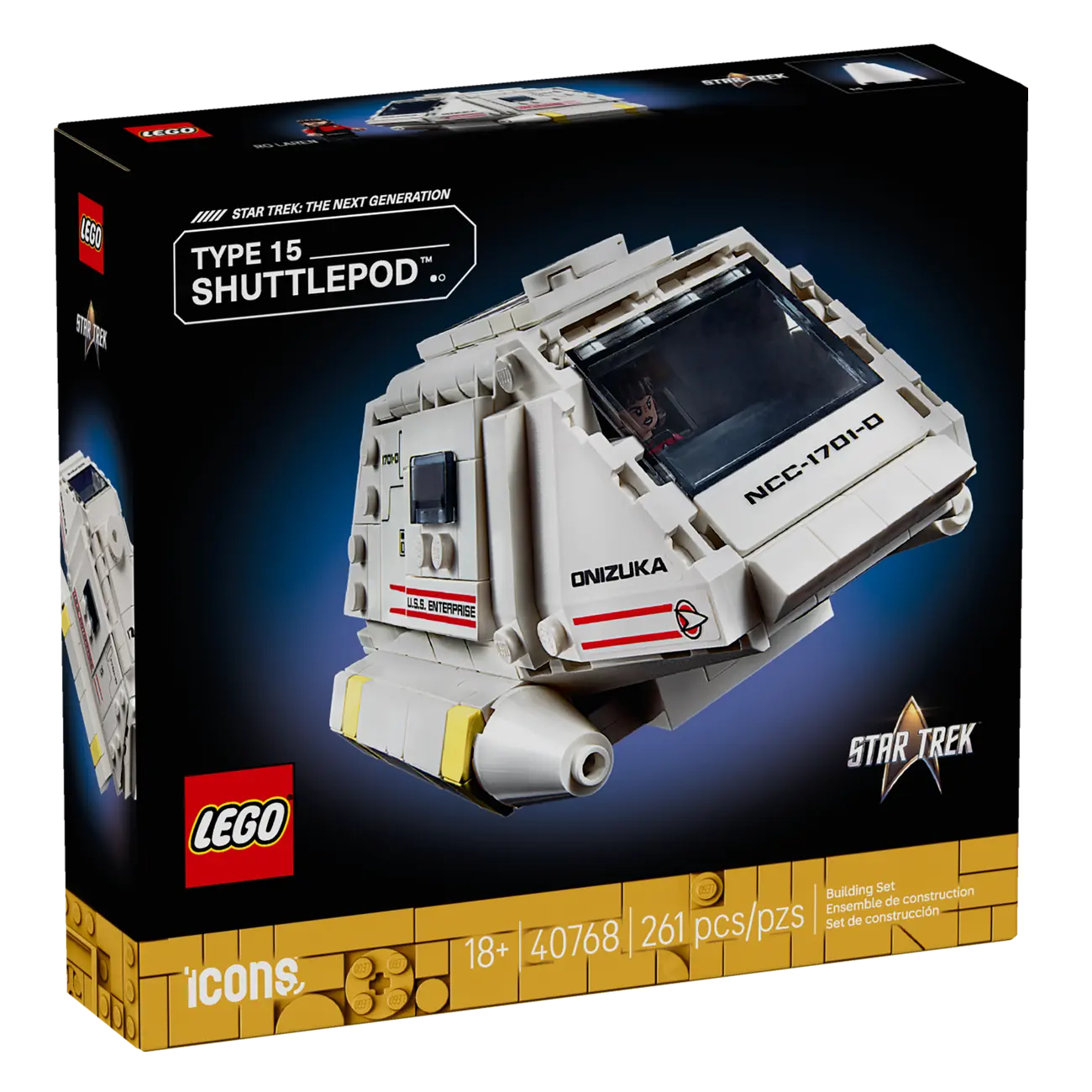 LEGO® 40768 Icons Star Trek: Type-15 Shuttlepod™ | Brickfreak.store