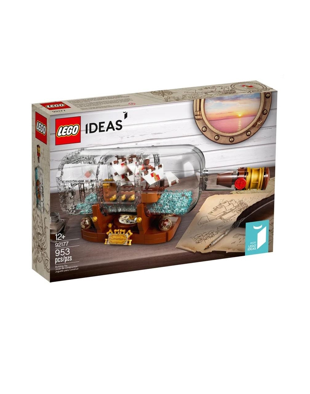 Used Set store 92177 Ship in a Bottle