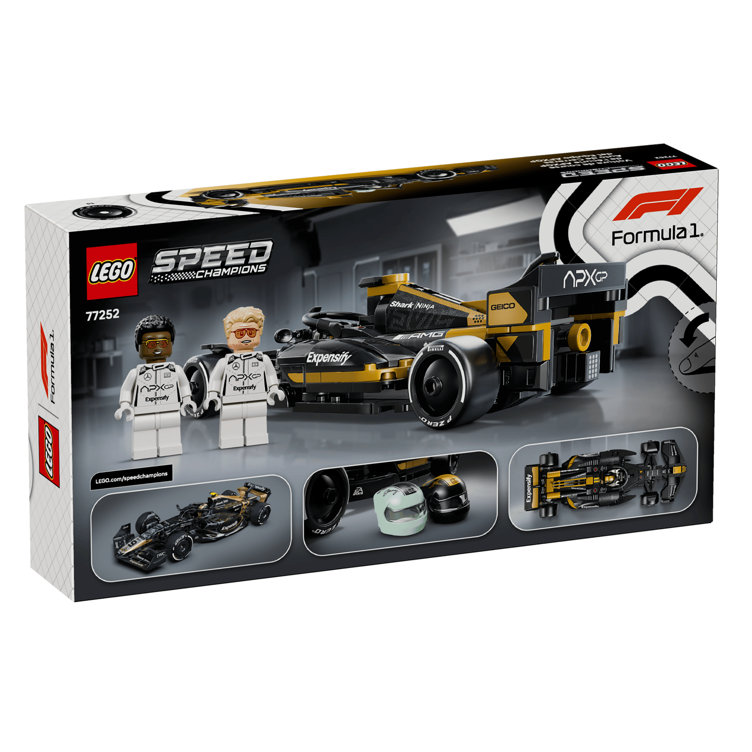 LEGO® 77252 Speed Champions APXGP Team Race Car from F1® The Movie