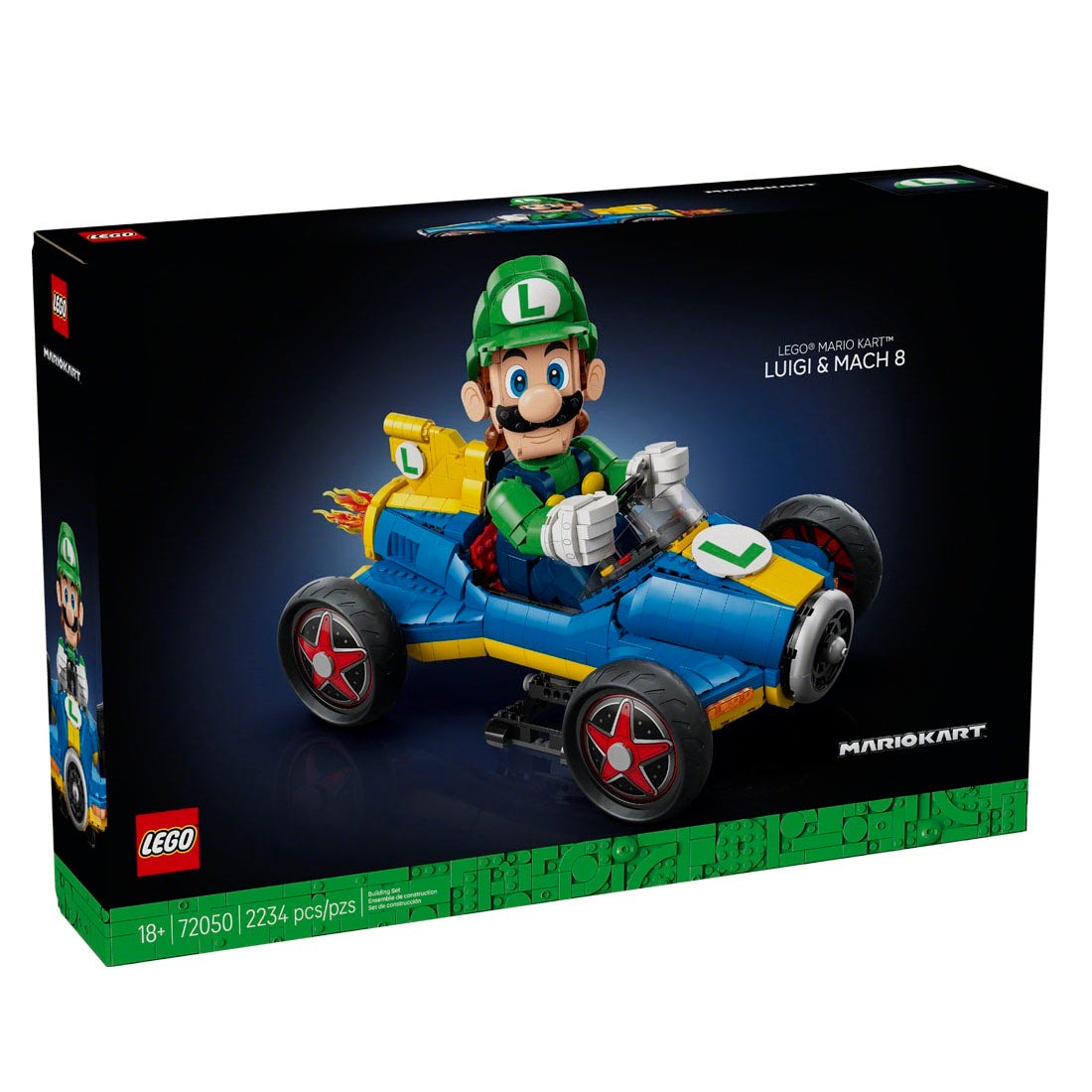 LEGO® 72050 Super Mario™ Mario Kart™ – Luigi & Mach 8 (PRE-ORDER