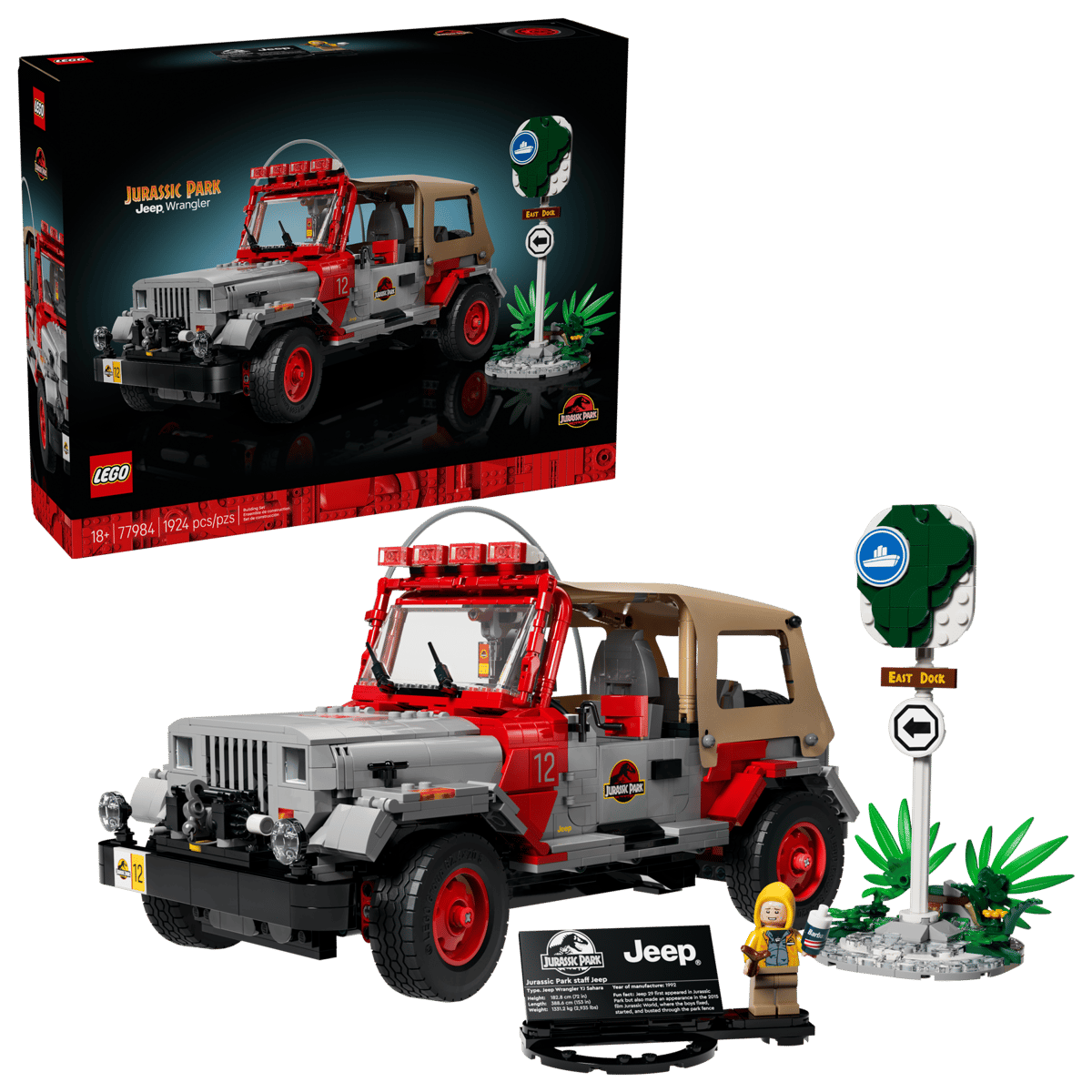 こすけ LEGO® 77984 Jurassic World™ Jurassic Park Jeep® Wrangler