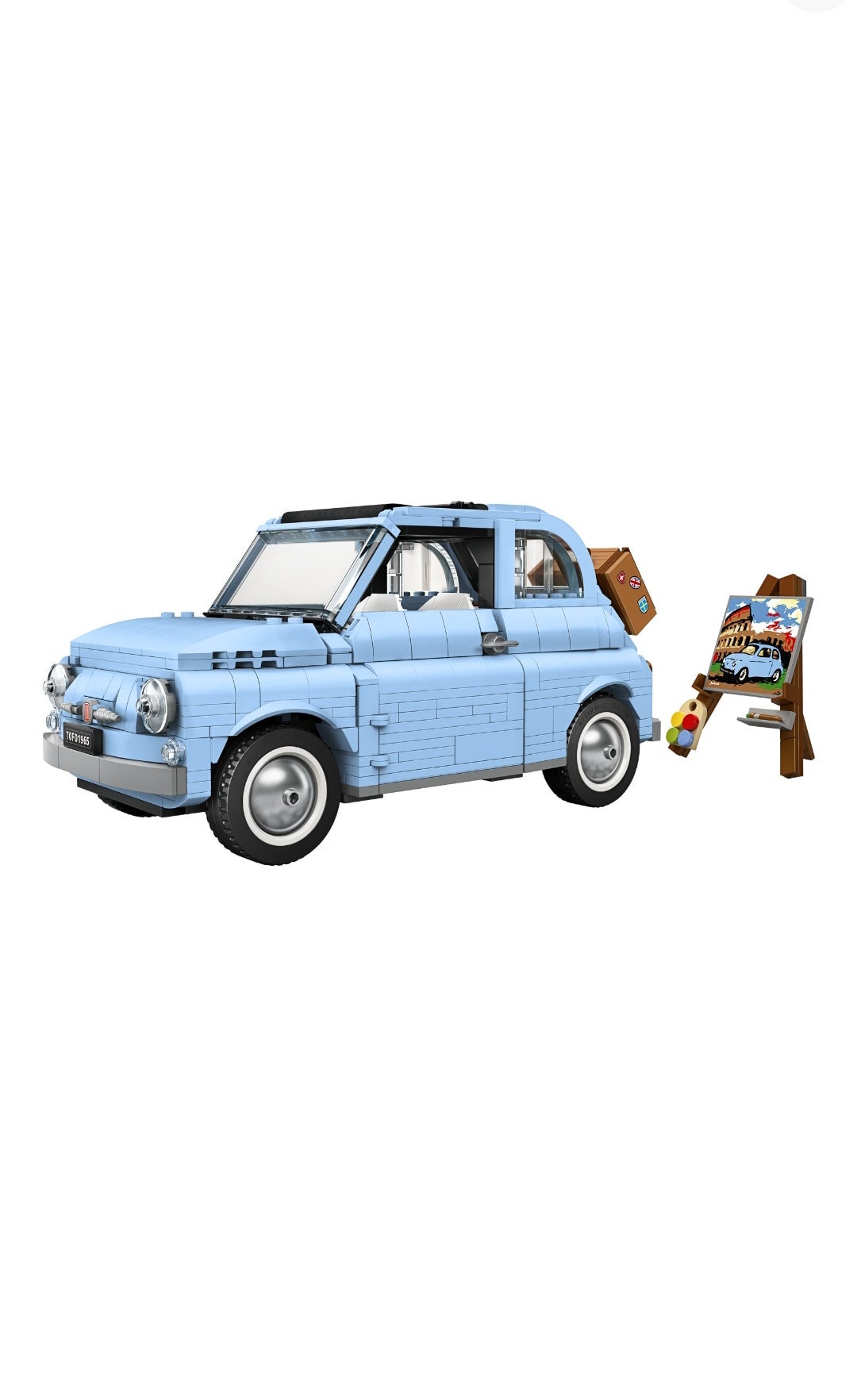 LEGO® 77942 Creator Expert Fiat 500 light blue | Brickfreak