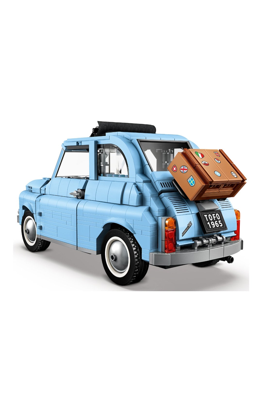 トランク LEGO® 77942 Creator Expert Fiat 500 light blue | Brickfreak.store