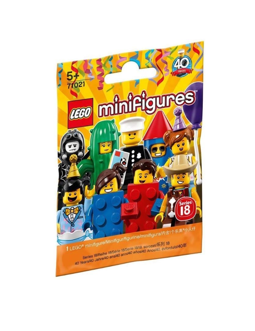 LEGO® 71021 Minifigures Series 18 : PARTY Complete Series
