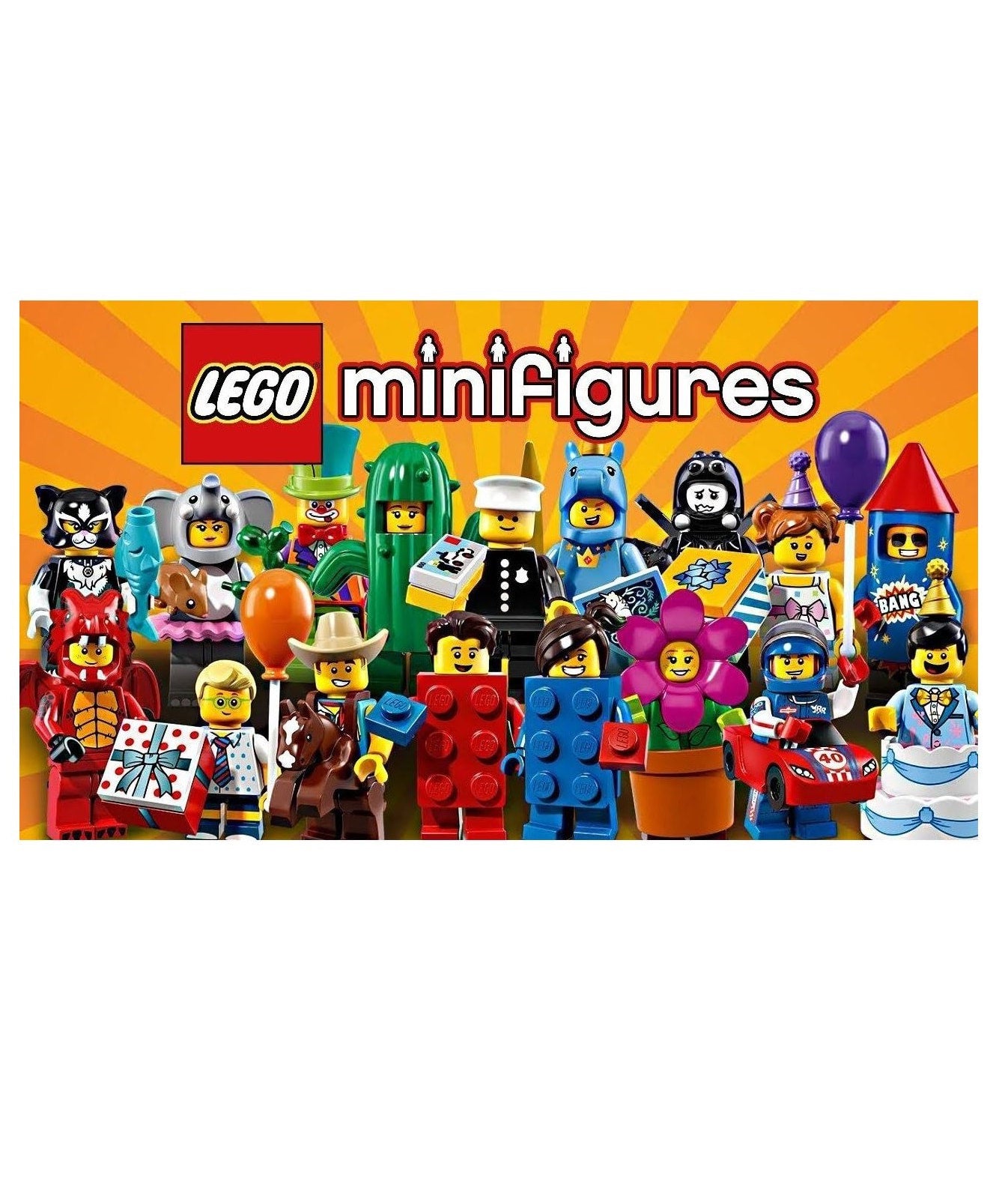 LEGO® 71021 Minifigures Series 18 : PARTY Complete Series