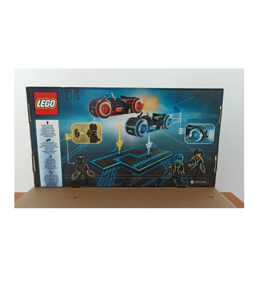 LEGO® 21314 Ideas Tron Legacy Light Cycle SIGNED by BrickBros