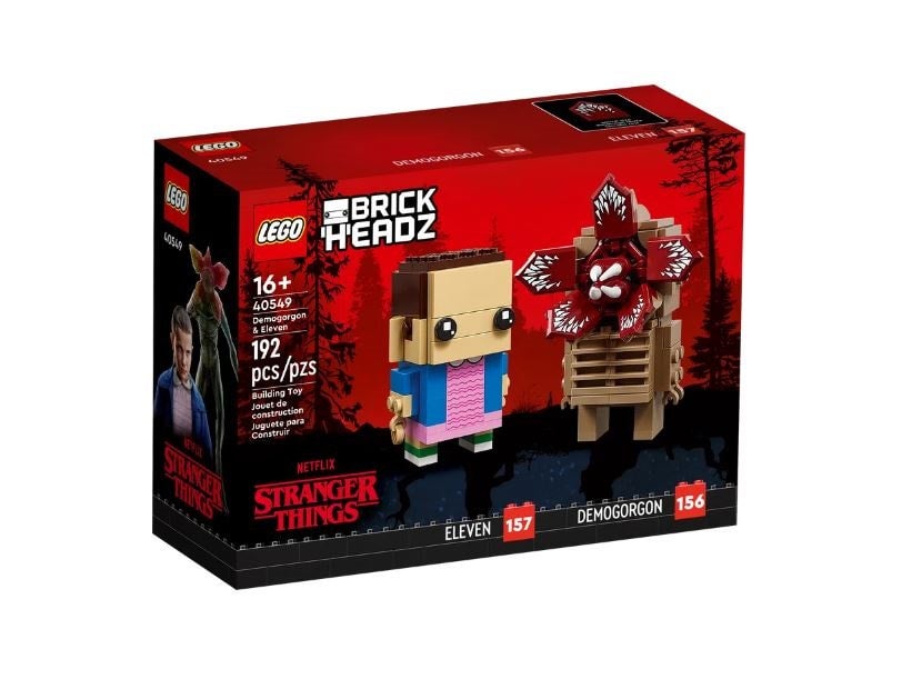 Shops Stranger Things Brickheadz Demogorgon & Eleven 40549 New Factory Sealed Box