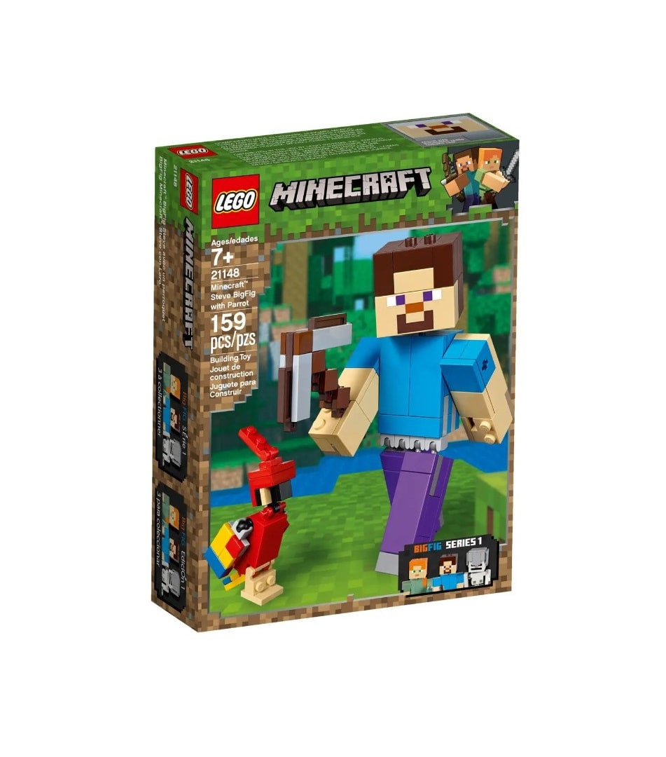 LEGO 21148 Minecraft Steve BigFig with Parrot Brickfreak.store