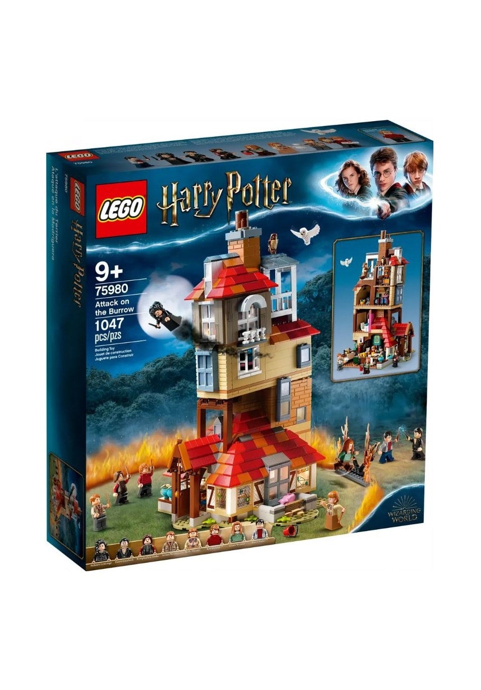 Lego harry potter attack on the burrow set sale