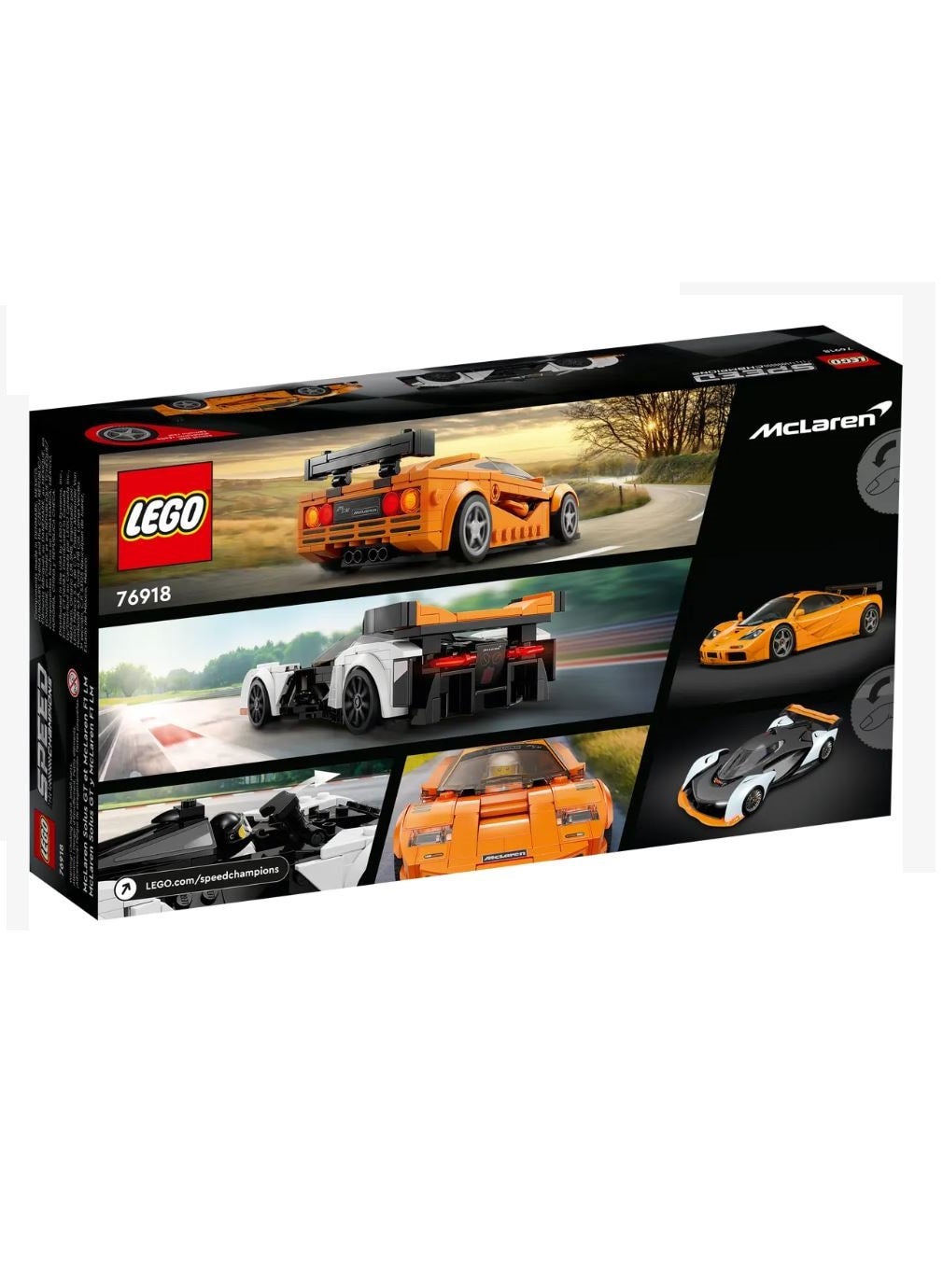 LEGO® 76918 Speed Champions McLaren Solus GT & McLaren F1 LM