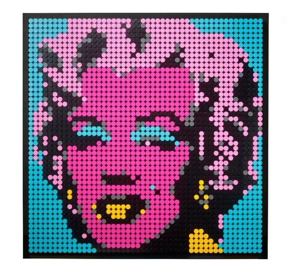 Lego andy warhol art sale