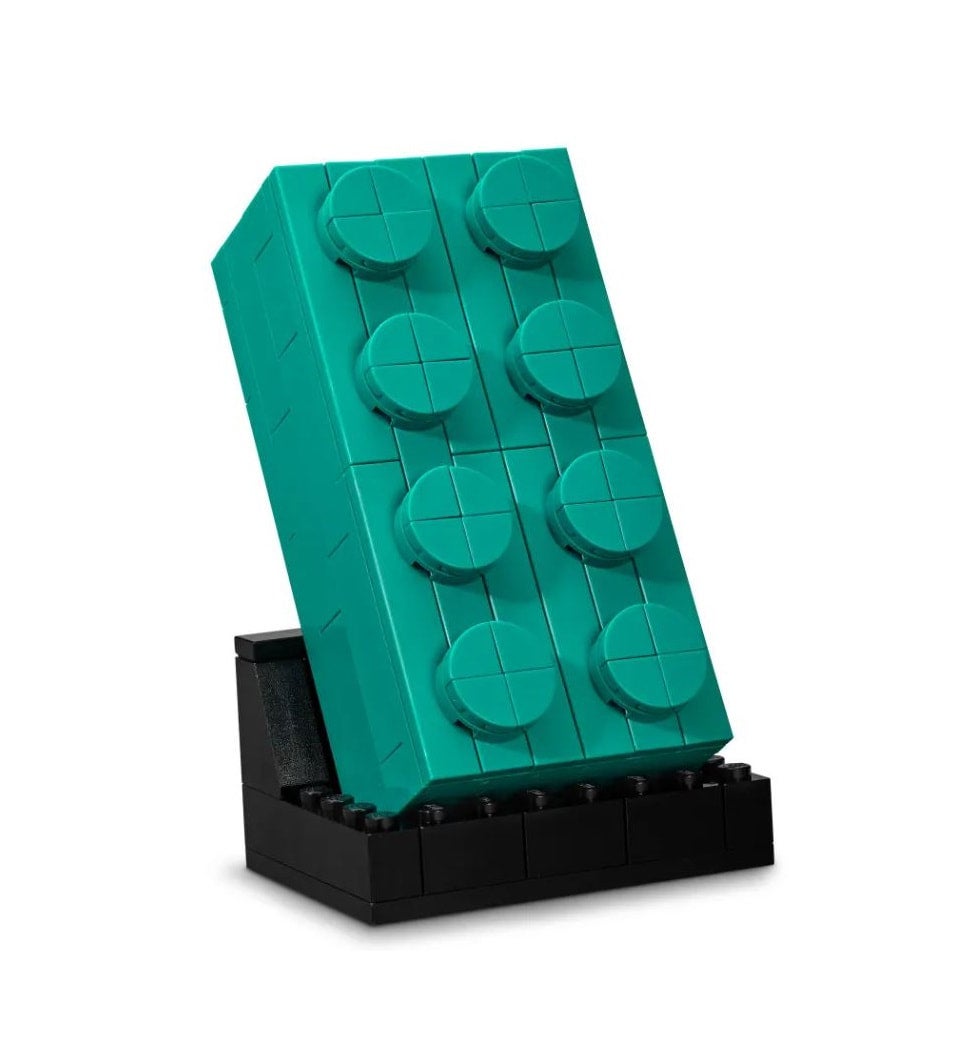 LEGO® 5006291 Dark Turquoise 2x4 Teal Brick | Brickfreak.store