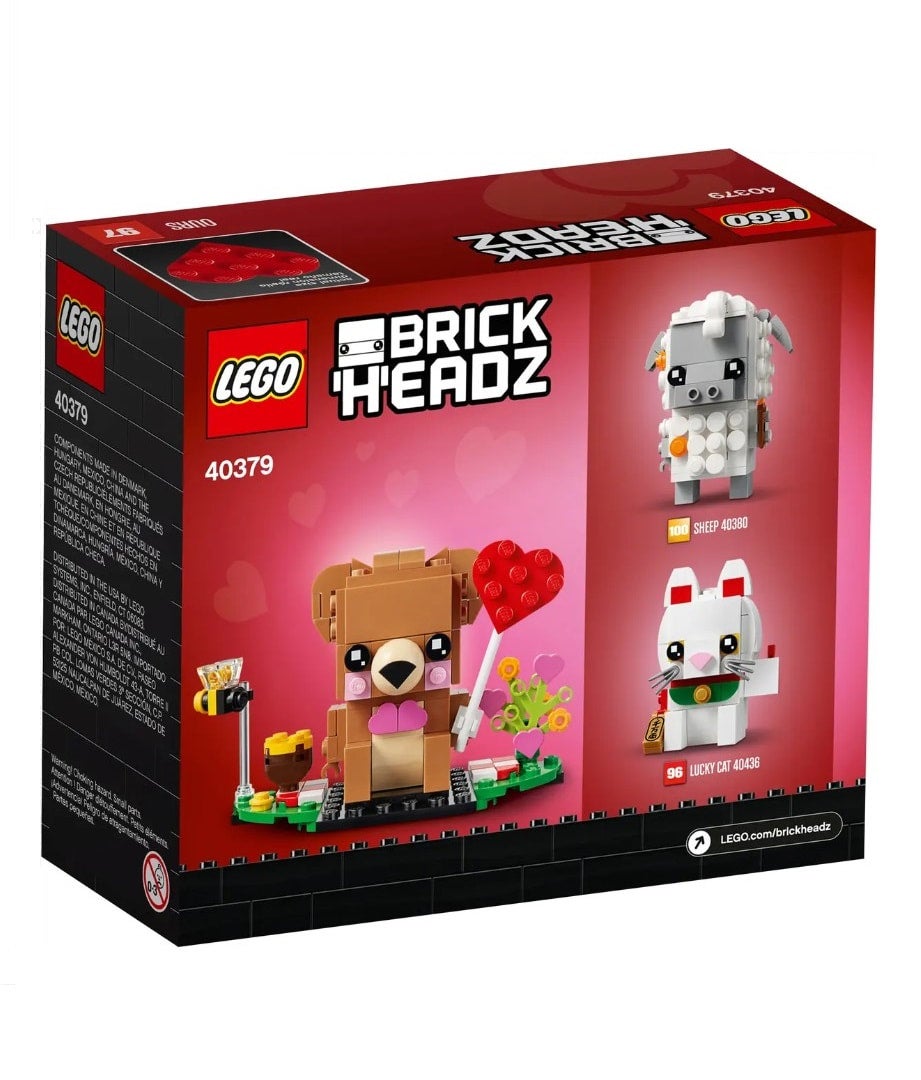 Lego brickheadz valentine bear sale