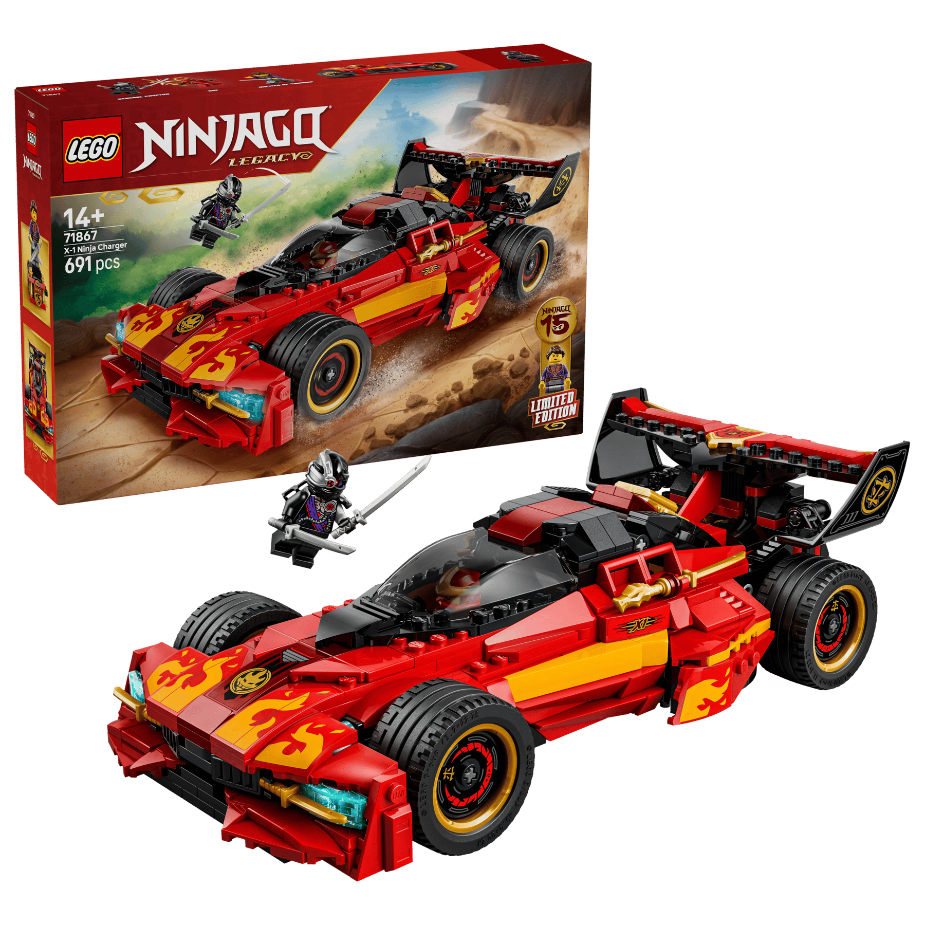 LEGO® 71867 NINJAGO® X-1 Ninja Charger 15th Anniversary (PRE-ORDER