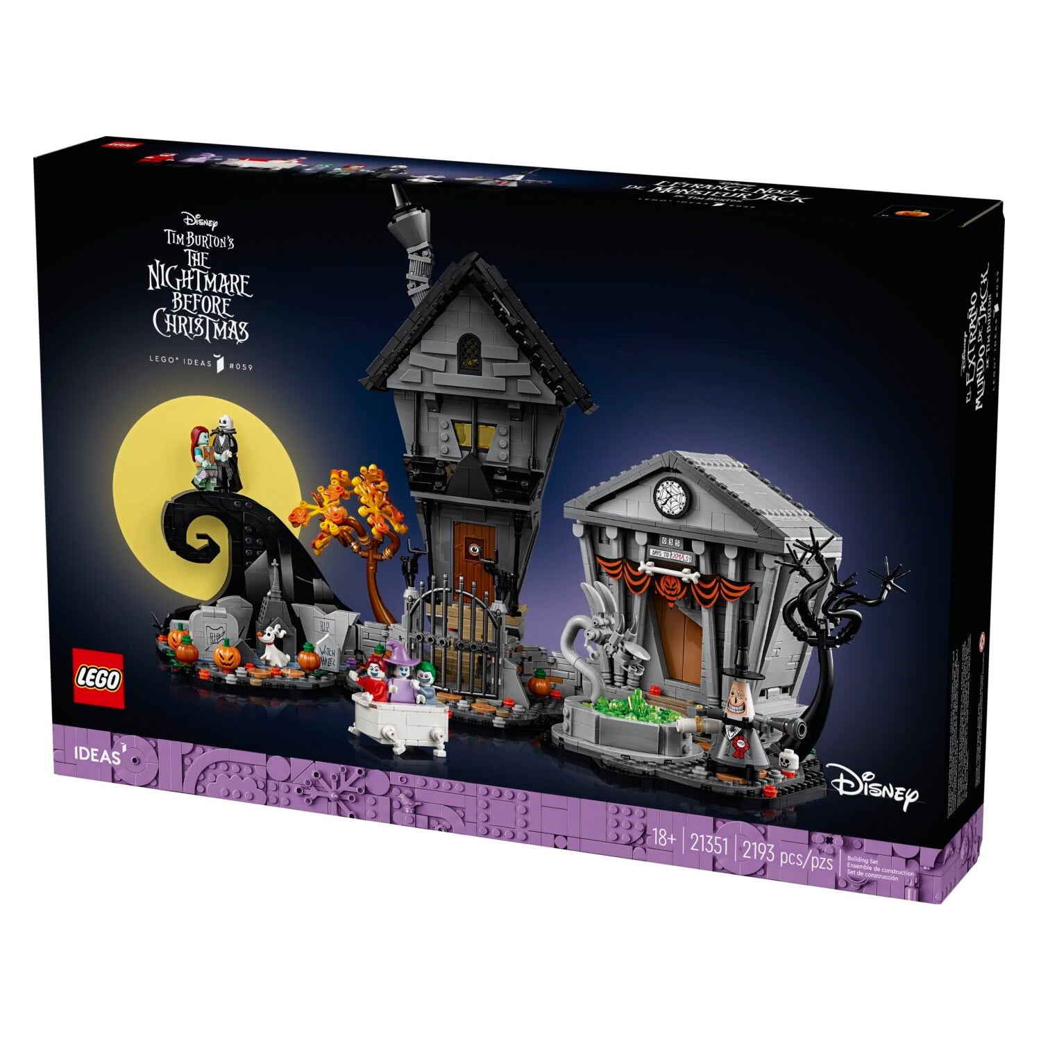 LEGO® 21351 Ideas Disney Tim Burton's The Nightmare Before